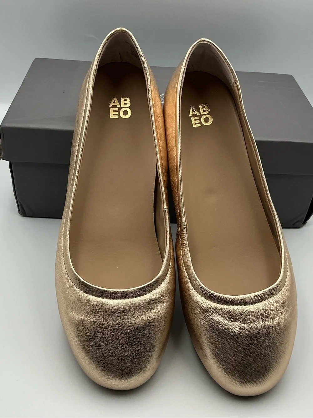 ABEO PROMENADE Metallic Gold Women’s Flats